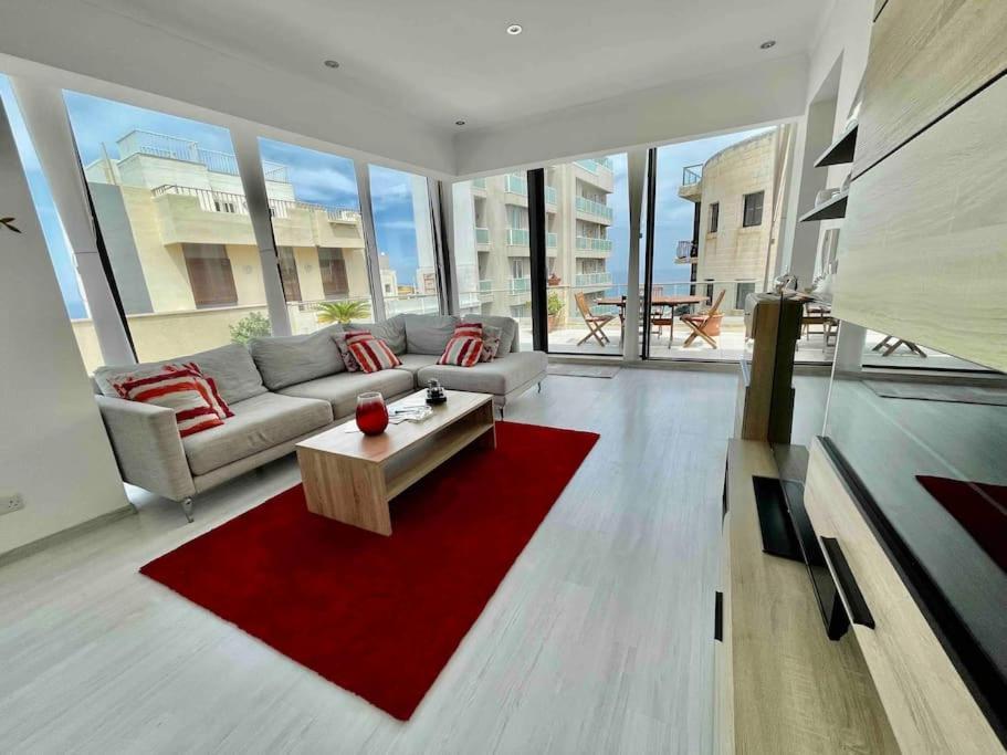 Apartament Sea View Penthouse In Tas-Sliema Zewnętrze zdjęcie